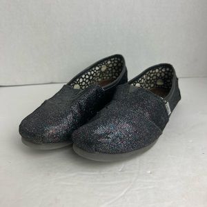Toms Glitter Slip On Shoes